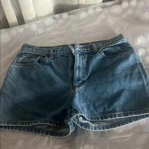 Blue Jean Shorts with Relaxed Fit